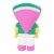 LEGO Minifigure Watermelon Guy 9.5 Plush Character Perspective: right