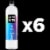 LifeWtr Purified Water 1 L 6 Count Perspective: right