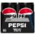 Pepsi Zero Sugar Cola Soda Pop Mini Cans Perspective: right