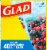 Glad® Zipper Freezer Storage Plastic Bags Perspective: right