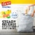 Glad ForceFlex Drawstring Tall Kitchen Trash Bags Gain Lemon Zest Scent With Febreze 13 Gallon Perspective: right