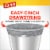 Glad with Clorox Lemon Fresh Bleach Scent Small Drawstring Trash Bags Perspective: right