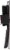 Ace Boar Bristles Club Brush - Black Perspective: right