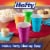 Hefty® Party On!™ Assorted Colors Plastic Cups Perspective: right