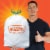 Hefty® Strong 13-Gallon Tall Kitchen Drawstring Trash Bags Perspective: right