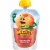 Mott's Mighty No Sugar Added Strawberry Peach Applesauce Pouches Perspective: right