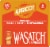 WaSatch Brewery Apricot Hefeweizen Beer Perspective: right