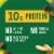 Nature Valley Creamy Protein Peanut Butter Chocolate Snack Bars Perspective: right