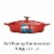 Tramontina Gourmet Covered Cast Iron Braiser - Gradated Red Perspective: right
