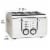 Haden Cotswold 4-Slice Wide Slot Toaster - Putty Perspective: right