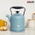 Haden Highclere Stainless Steel Cordless Electric Kettle - Poole Blue Perspective: right