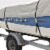 Budge Sportsman 600 Denier Gray Center Console V-Hull Boat Cover Perspective: right