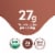 Kashi Organic Cocoa Clusters Cereal Perspective: right
