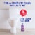 Lysol® Brand New Day™ Toilet Bowl Cleaner Lavender & Cotton Blossom Perspective: right