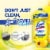 Lysol Power Clean All Purpose Cleaner Concentrate Disinfectant Lemon Perspective: right