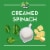 Green Giant Simply Steam Creamed Spinach Perspective: right
