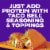Taco Bell Mild Seasoned Flavor Crunchy Taco Shells Box Perspective: right