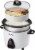 Aroma Electric Rice Cooker with Steam Tray Perspective: right
