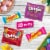 Skittles & Starburst Fun Size Chewy Candy Easter Basket Stuffers Variety Pack Bulk Bag Perspective: right