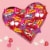 Skittles & Starburst Fun Size Valentine's Day Exchange Candy Party Size Bulk Bag Perspective: right