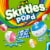 Skittles Pop'D Sour Freeze Dried Candy Resealable Bag Perspective: right