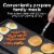 Proctor Silex® Nonstick Electric Griddle - Black Perspective: right