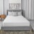 AllerEase Waterproof Allergy Protection Zippered Mattress Protector - White Perspective: right