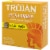 Trojan® Ultra Ribbed Lubricated Latex Condoms Perspective: right