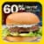 Butterball Frozen Turkey Burgers, Original Seasoned, 1/3 lb Patties, 6 Count/2 lbs Perspective: right