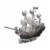 BePuzzled 3D Pirate Ship Crystal Puzzle Perspective: right