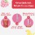 Joyba Blueberry Pomegranate Black Tea Bubble Tea Perspective: right
