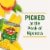 Del Monte Diced Mango in Extra Light Syrup Perspective: right