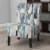Ashley Triptis Slipper Chair in Green and Gray Perspective: right