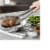 KitchenAid® Gourmet Stainless Steel Silver Utility Tongs Perspective: right