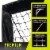 Franklin Blackhawk Soccer Goal - Black/Yellow Perspective: right