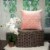 Parkland Collection Milo Transitional Pink Throw Pillow Perspective: right