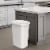 Hefty Touch Lid Trashcan - White Perspective: right