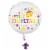 FELIZ CUMPLEAÑOS Helium Filled Balloon Perspective: right