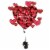 Romantic Glow Happy Valentine's Day Oversized Helium Filled Balloon - Big Heart Perspective: right