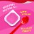 Snack Pack Pink Starburst Flavored Juicy Gels Cups Perspective: right