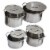 8 Piece Stainless Steel Stock Pot Set Perspective: right