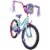 Huffy JoJo Siwa Kid's Bike - Aqua/Pink Perspective: right