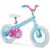 Huffy Grow 2 Go 3-in-1 Girls' Conversion Bicycle - Pink/Teal Perspective: right