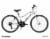 Huffy Girls' Granite Silver Bicycle Perspective: right