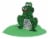 Spectra Glitter Sparkling Crystals - Green Perspective: right