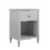 Little Seeds Rowan Valley Arden 1 Drawer Kids’ Nightstand with Open Cubby Space, Gray Perspective: right