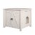Farmington Litter Box Enclosure, Ivory Pine Perspective: right