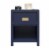 Little Seeds Monarch Hill Haven Kids' 1 Drawer Nightstand, Navy with Gold Drawer Pull Perspective: right