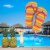 Summer Flip Flops Helium Filled Balloon Perspective: right