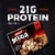 Banquet Mega Meal Creamy Provolone Salisbury Steak Frozen Meal Perspective: right